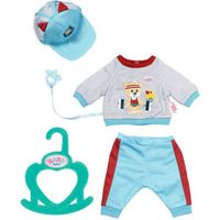 BABY born - Little Sportieve Outfit blauw poppen accessoires - thumbnail