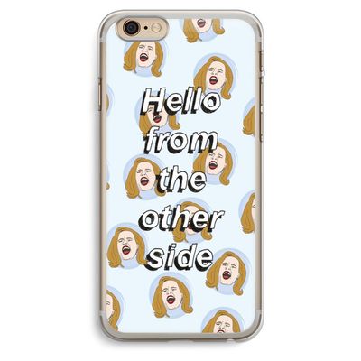 Hello: iPhone 6 Plus / 6S Plus Transparant Hoesje