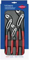 KNIPEX alligator-set 00 20 09 v03 tangenset (rood, 3-delig)