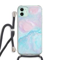 Fantasie pastel: iPhone 11 Transparant Hoesje met koord Fantasie pastel: iPhone 11 Transparant Hoesje met koord