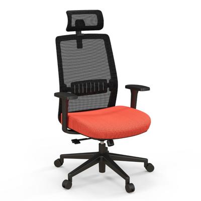 Ergonomische Bureaustoel met Hoge Rugleuning Lendensteun en Comfortabele 3D-Hoofdsteun Computerstoel voor Kantoor Werkkamer