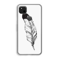 Pluim: Google Pixel 4a Transparant Hoesje