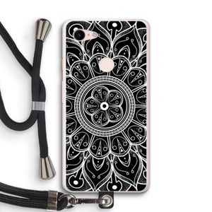 Roses Are Red: Pixel 3 XL Transparant Hoesje met koord