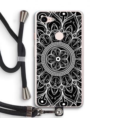 Roses Are Red: Pixel 3 XL Transparant Hoesje met koord