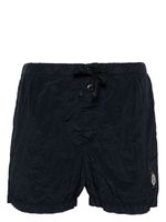 Stone Island short de bain à patch Compass - Bleu