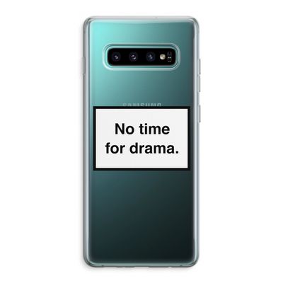 No drama: Samsung Galaxy S10 Plus Transparant Hoesje