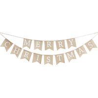 Jute Letterslinger Merry Christmas (2,5 mtr)