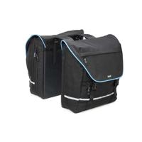 Dubbele Sportieve Fietstas SPRTV XL Zwart/Blauw