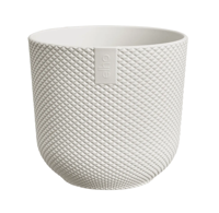 Jazz rond mini 11 cm zijdewit bloempot elho - Elho
