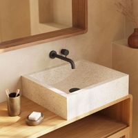 Kave Home Waskom 'Delina' 40 x 45cm, kleur Wit Kave Home Waskom 'Delina' 40 x 45cm, kleur Wit