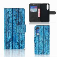 Huawei P30 | Book Style Case | Wood Blue