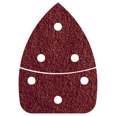 Wolfcraft Hechtschuurbladen | K180 | Geperforeerd | 98 x 139mm | 6 stuks - 3139000