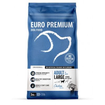 Euro Premium Adult Large Chicken & Rice hondenvoer 2 x 12 kg