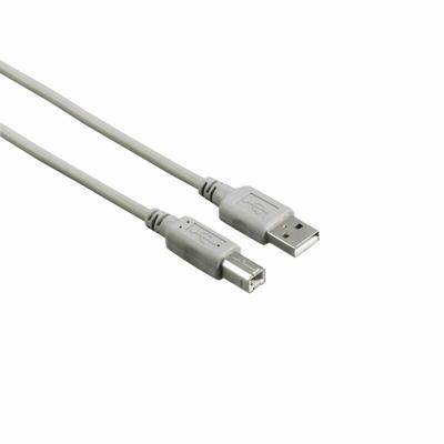 Kabel USB A naar USB B Hama 00200900 1,5 m Grijs