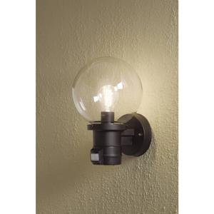 Konstsmide Nemi Move 7321-750 Buitenlamp met bewegingsmelder (wand) Spaarlamp, LED E27 60 W Zwart