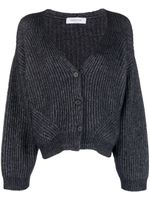 Fabiana Filippi V-neck knitted cardigan - Bleu