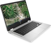 HP Chromebook x360 14a-ca0940nd N4120 35,6 cm (14") Touchscreen Full HD Intel® Celeron® 4 GB LPDDR4-SDRAM 64 GB eMMC Wi-Fi 5 (802.11ac) ChromeOS Zilver - thumbnail