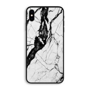 Witte marmer 2: iPhone XS Max Biologisch afbreekbaar hoesje