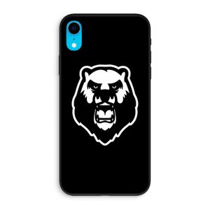 Angry Bear (black): iPhone XR Biologisch afbreekbaar hoesje