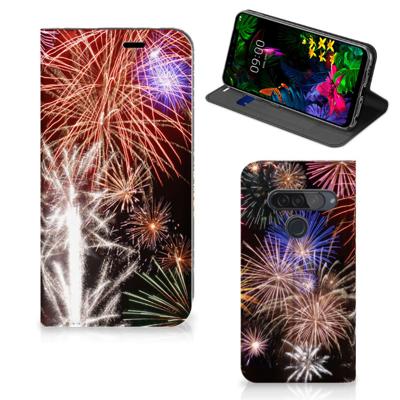 LG G8s Thinq Hippe | Standcase | Vuurwerk