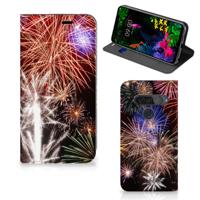 LG G8s Thinq Hippe | Standcase | Vuurwerk