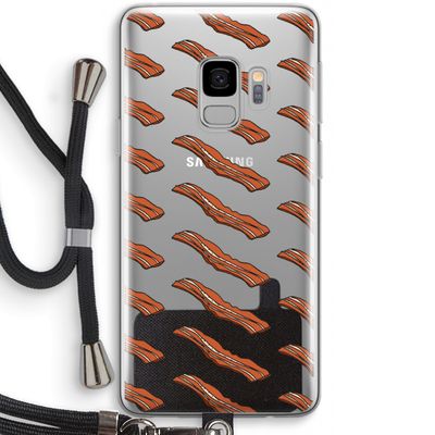 Bacon to my eggs #2: Samsung Galaxy S9 Transparant Hoesje met koord