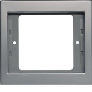 Hager 13137004 veiligheidsplaatje voor stopcontacten Metallic