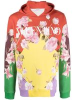 Valentino Garavani hoodie à rose imprimée - Jaune - thumbnail