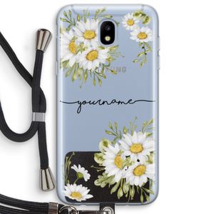 Daisies: Samsung Galaxy J5 (2017) Transparant Hoesje met koord