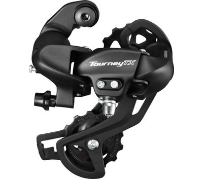 Shimano achterderailleur 7/8-speed tourney tx800 met padbevestiging zwart (werkplaatsverpakking)