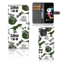 Telefoonhoesje | Met pasjeshouder | voor Motorola Edge 20 Lite Dinosaurus