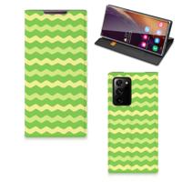 Samsung Galaxy Note 20 Ultra | Hoesje met Magneet | Waves Green