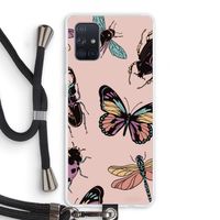 Tiny Bugs: Samsung Galaxy A71 Transparant Hoesje met koord