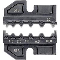 Knipex KNIPEX 97 49 30 Krimpinzet Ongeïsoleerde doorverbinders 1.5 tot 4 mm² Geschikt voor merk Knipex 97 43 200, 97 43 E, 97 43 E AUS, 97 43 E UK, 97 43 E US