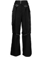 Chopova Lowena pantalon court à taille haute - Noir