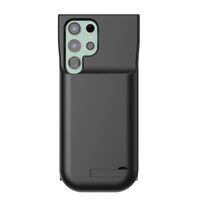 Lunso - Samsung Galaxy S23 Ultra case - Powerbank hoesje - 6000 mAh - Zwart