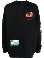 Raf Simons x Wing Shya sweat à imprimé photographique - Noir - thumbnail