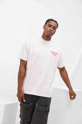 Fearless Blood Vintage T-Shirt Heren Wit/Roze - Maat L - Kleur: WitRoze | Soccerfanshop