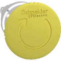 Schneider Electric ZB4BS55 ZB4BS55 Terugstelbaar, Vergrendelbaar (Ø) 22 mm Zonder markering Chroom, Geel 1 stuk(s)
