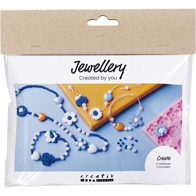 Creativ Company Mini hobbyset sieraden, bloemen, diverse kleuren, 1 doos