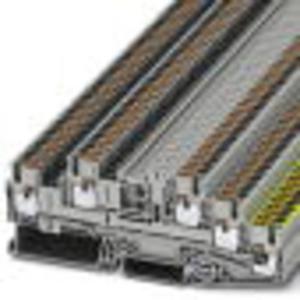 Phoenix Contact PTB 2,5-PE/L/L 3210547 Installatierandaardeklem 0.14 mm² 4 mm² Grijs 50 stuk(s)