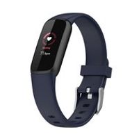 Fitbit Luxe - Sportbandje met gesp - Maat: Large - Donkerblauw - thumbnail