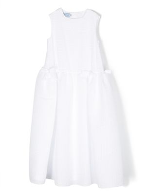 Mi Mi Sol Jurk met strik - Wit