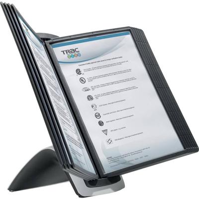 Durable Standaard voor bureaustandaard SHERPA STYLE TABLE 10 - 5855 Zwart DIN A4 Aantal meegeleverde displaypanels 10