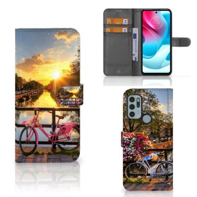 Motorola Moto G60s | Flip Cover | Amsterdamse Grachten