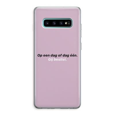gij beslist: Samsung Galaxy S10 Plus Transparant Hoesje