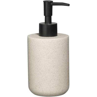 Leen Bakker - Zeeppomp Terrazzo - 17xØ7,7 Cm - Polyresin - Beige