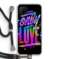 Only Love: Huawei P40 Lite Transparant Hoesje met koord