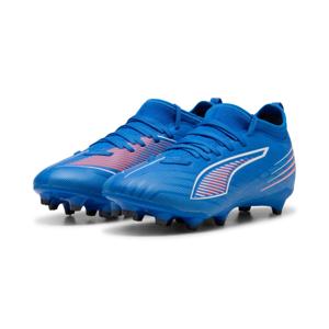 PUMA Ultra 6 Match Gras / Kunstgras Voetbalschoenen (MG) Kids Blauw Wit Felrood