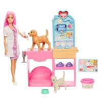 Barbie - Barbie Clinica Veterinaria Playset - Bambola e Accessori - Barbie - JFX93